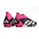 Crampon de Foot adidsa Predator Accuracy+ FG Noir Blanc Rose Equipe Choc