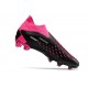 Crampon de Foot adidsa Predator Accuracy+ FG Noir Blanc Rose Equipe Choc