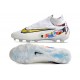 Crampon Nike Phantom GX Elite DF FG Blanc Or