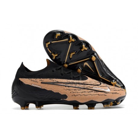 Nike Phantom GX Elite Gripknit FG Marron Noir
