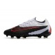 Crampon Nike Phantom GX Elite DF FG Noir Gris Rouge