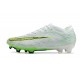 Nike Zoom Mercurial Vapor 15 Elite FG Neuf Blanc Vert