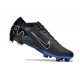 Nike Zoom Mercurial Vapor 15 Elite FG Neuf Noir Chrome Hyper Royal