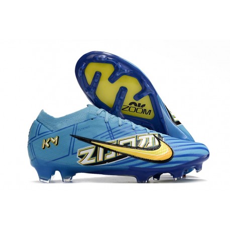 Nike Zoom Mercurial Vapor 15 Elite FG Neuf Bleu Jaune