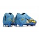 Nike Zoom Mercurial Vapor 15 Elite FG Neuf Bleu Jaune