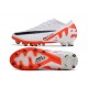 Nike Zoom Mercurial Vapor XV Elite AG Blanc Cramoisi Vif Noir