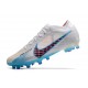 Nike Zoom Mercurial Vapor XV Elite AG Blanc Bleu