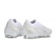 Crampon adidas X Crazyfast.1 FG Laceless Pearlized - Blanc