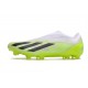 Crampon adidas X Crazyfast.1 FG Laceless Crazyrush - Blanc Noir Lucid Lemon