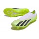 Crampon adidas X Crazyfast.1 FG Laceless Crazyrush - Blanc Noir Lucid Lemon