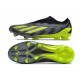 Crampon adidas X Crazyfast.1 FG Laceless Crazycharged - Noir Jaune Gris