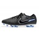Crampon de Foot Nike Tiempo Legend X Elite FG Noir Chrome Hyper Royal