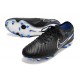 Crampon de Foot Nike Tiempo Legend X Elite FG Noir Chrome Hyper Royal