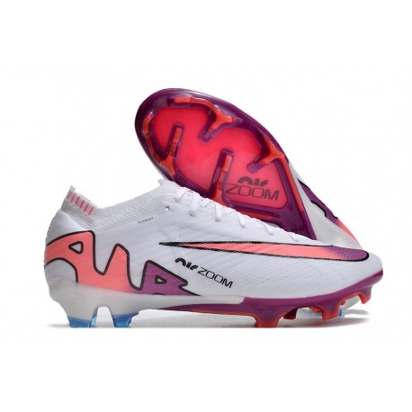 Nike Zoom Mercurial Vapor 15 Elite FG Neuf Blanc Rose Bleu