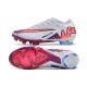 Nike Zoom Mercurial Vapor 15 Elite FG Neuf Blanc Rose Bleu
