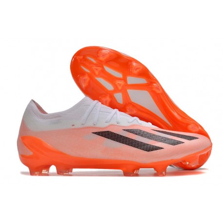 adidas X CrazyFast Messi.1 FG Blanc Orange Noir