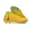 Nike Phantom Luna Elite FG Crampon de Foot Jaune
