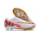 Crampon Nike Mercurial Vapor XV Elite FG Blanc Rouge Or