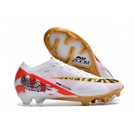 Crampon Nike Mercurial Vapor XV Elite FG Blanc Rouge Or