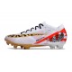 Crampon Nike Mercurial Vapor XV Elite FG Blanc Rouge Or