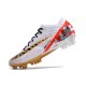 Crampon Nike Mercurial Vapor XV Elite FG Blanc Rouge Or