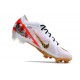 Crampon Nike Mercurial Vapor XV Elite FG Blanc Rouge Or