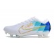 Crampon Nike Mercurial Vapor XV Elite FG Blanc Bleu Or