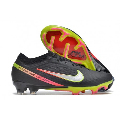Crampon Nike Mercurial Vapor XV Elite FG Noir Argentee