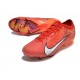Crampon Nike Mercurial Vapor XV Elite FG MDS Carmin Clair Ivoire Pâle Mandarine Vif
