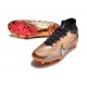 Nike Zoom Mercurial Superfly 9 Elite FG Mbappe Cuivre Métallique