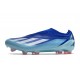 Crampon adidas X Crazyfast.1 FG Laceless Royal Vif Blanc Rouge Solaire