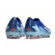 Crampon adidas X Crazyfast.1 FG Laceless Royal Vif Blanc Rouge Solaire