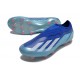 Crampon adidas X Crazyfast.1 FG Laceless Royal Vif Blanc Rouge Solaire