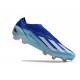 Crampon adidas X Crazyfast.1 FG Laceless Royal Vif Blanc Rouge Solaire