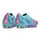 Crampon adidas X Crazyfast.1 FG Laceless Messi X Miami Turquoise Rose