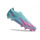 Crampon adidas X Crazyfast.1 FG Laceless Messi X Miami Turquoise Rose
