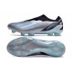 Crampon adidas X Crazyfast.1 FG Laceless Argent Métallique Bleu Bonheur Noir