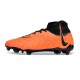 Nike Phantom Luna Elite FG Crampon de Foot Orange Noir
