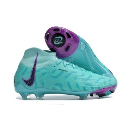Nike Phantom Luna Elite FG Crampon de Foot Hyper Turque Noir Fuchsia Rêve