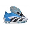 Crampon de Foot adidsa Predator Accuracy+ FG Blanc Bleu Noir