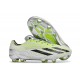 adidas X Crazyfast Strung + FG Chaussure Gris Citron Lucide 