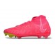 Nike Phantom Luna Elite FG Crampon de Foot Rose Jaune