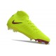 Nike Phantom Luna Elite FG Crampon de Foot Volt Rouge