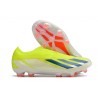 Crampon adidas X Crazyfast.1 FG Laceless Jaune Solaire Equipe Noir Blanc