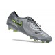Crampon de Foot Nike Tiempo Legend X Elite FG Gris Noir Vert