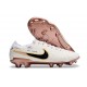 Crampon de Foot Nike Tiempo Legend X Elite FG Blanc Or Noir