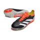 Crampon adidas Predator Elite FG Noir Banc Rouge Solaire
