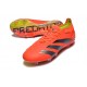 Crampon adidas Predator Elite FG Rouge Noir Jaune 