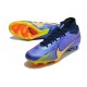 Nike Zoom Mercurial Superfly 9 Elite FG Violet Jaune