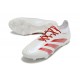 Crampon adidas Predator Elite FG Blanc Rouge